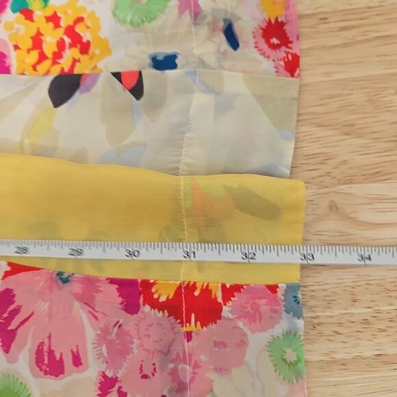 Johnny Was Multicolor Silk Floral Sleeveless Loose Fit Slip Dress Size XS - Picture 6 of 10